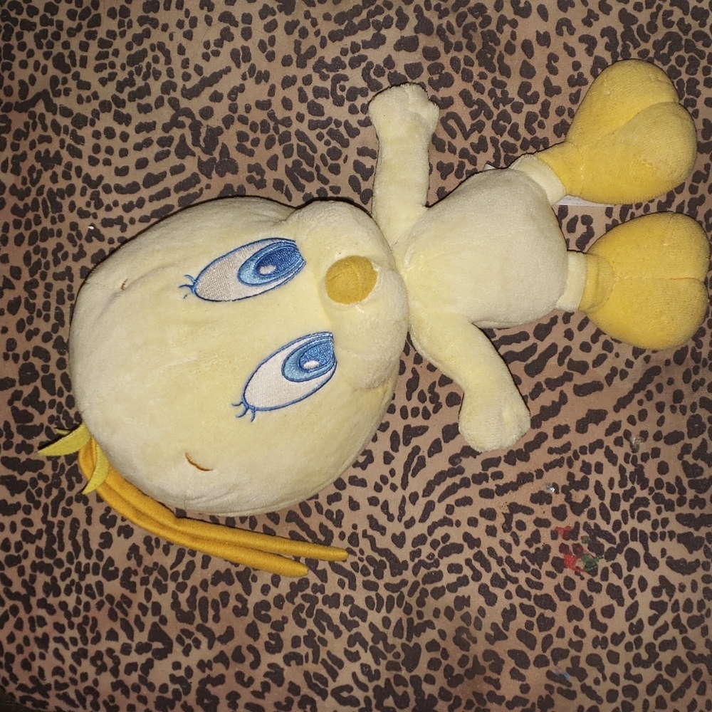 Tweety Bird Pullstring music box plushie.